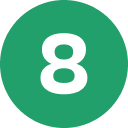 8 Eight Circle Green