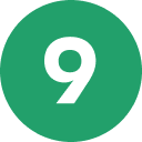 9 Nine Circle Green