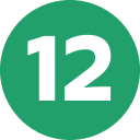 12 Twelve Circle Green