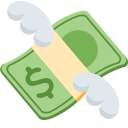 money with wings